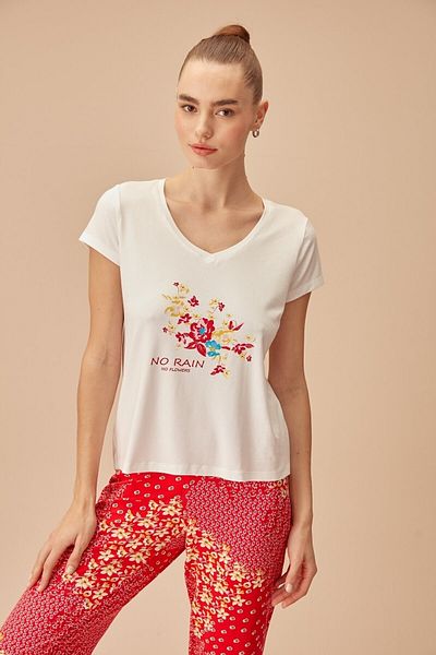 SUWEN Flora Pajama Set