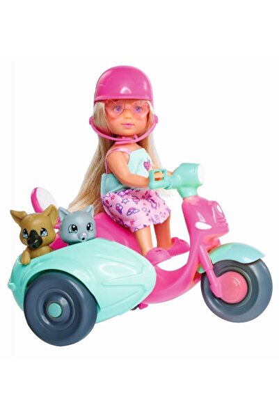 Evi Love 105733566 Evi Love Scooter Prieteni Motosiklet Turunda Oyuncak Bebek...