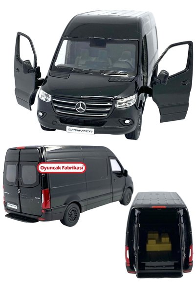 Oyuncak Fabrikası Kinsmart Mercedes-benz Sprinter Çek Bırak Araba Lisanslı 1:...