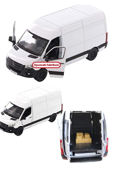 Oyuncak Fabrikası Kinsmart Mercedes-benz Sprinter Çek Bırak Araba Lisanslı 1:...