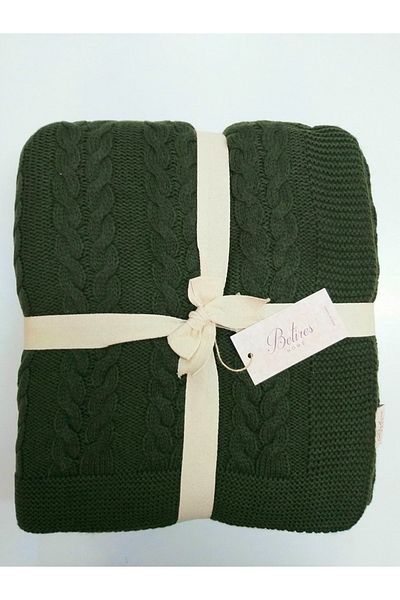 Betires Home Ca15002 Knitted Blanket Khaki Single Khaki