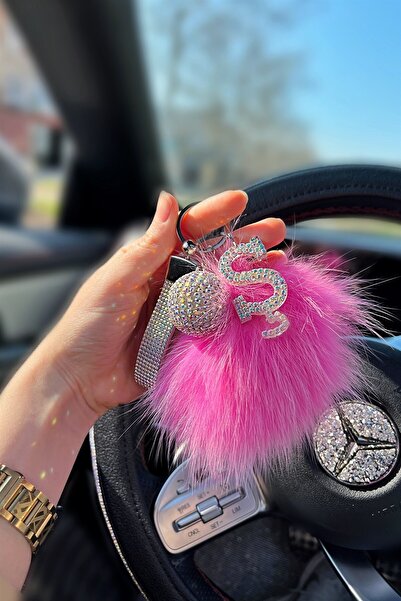 TASARIM ARABAM ATİKE ELİF AKIN كاندي بينك بومبوم وسلسلة مفاتيح مذهبة بدون شعا...