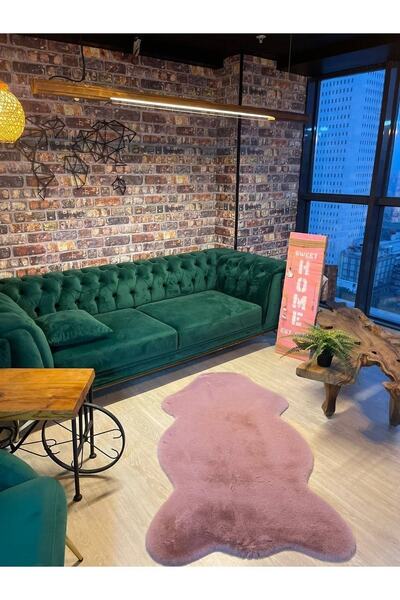 Turkrugs Tavşan Tüyü Post Premium Kalite Peluş Ultra Yumuşak Yıkanabilir Post...