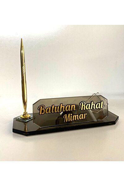 Suba Kristal Kristal Isimlik Dünyalı Ofis Hediyesi Masa Isimliği C6