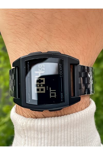 Cockpit Digital 5 Atm Waterproof (Suitable for pool-sea Use) Alarm+stopwatch+lighting Unisex Wristwatch