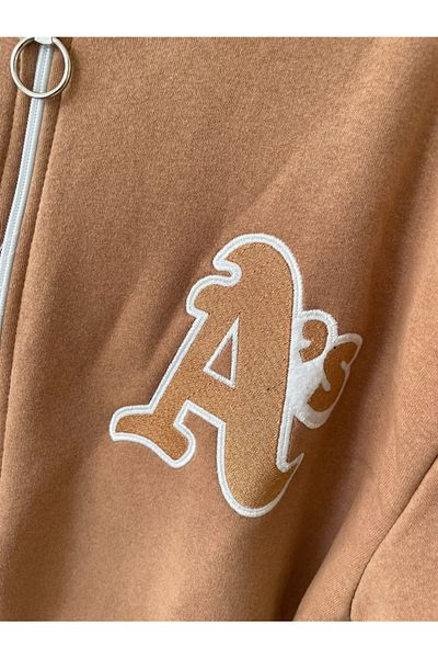 Planet Butik Brown College Cardigan