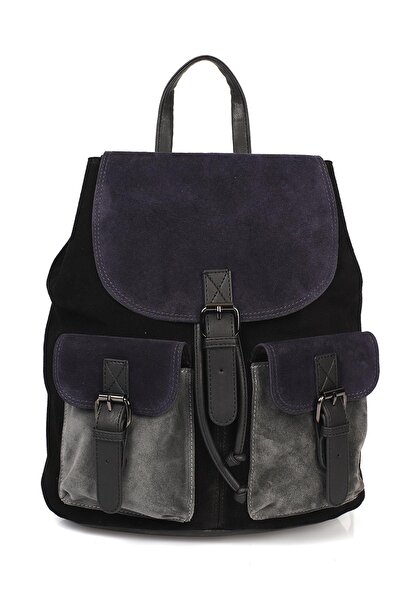 Ysmn Γυναικείο σακίδιο πλάτης από γνήσιο δέρμα σουέτ Yc041947dsu