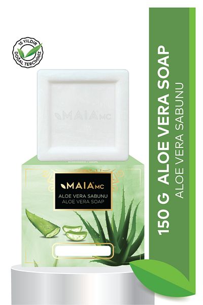 Maia mc Aloe Vera Soap 125 Gr Maintains Ph Balance and Helps Maintain Natural Moisture Balance