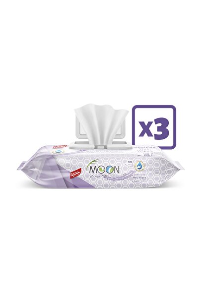 MOONCARE Sensitive Wet Towel (3X120)