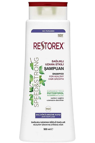 Restorex Healthy Growth Effective Anti-Hair Loss Shampoo 500ml 3 Pieces