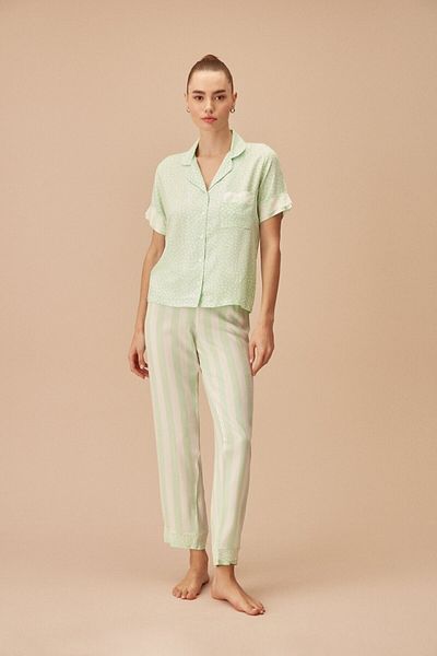 SUWEN Pointy Masculine Pajama Set