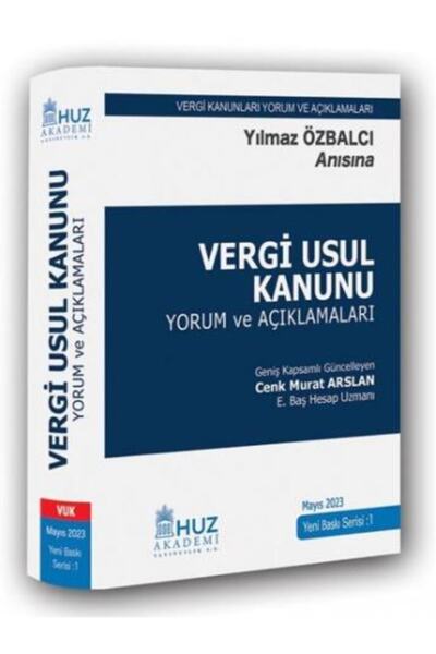 Huz Akademi Yayıncılık Vergi Usul Kanunu
