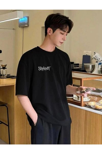 DEEPSENCE Μπλουζάκι με μοτίβο Slipknot Unisex Μαύρο Oversize