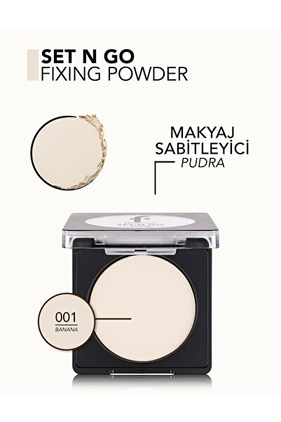 Flormar Set'n Go Nemlendirici & Parlama Karşıtı Sabitleyici Kompakt Pudra
