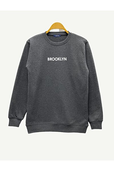 YÜKSEL IŞIK Dukserica antracit Brooklyn bela okrugla kragna