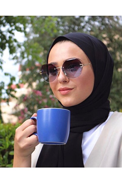 Polo Air Krištáľové okrúhle dámske slnečné okuliare čiernej farby