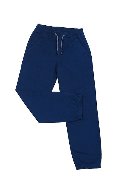 ASG TEKSTİL Pantaloni pentru copii de culoare benzină cu picioare elastice