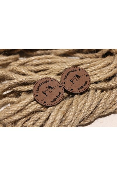 isimetiketim Deri Etiket 3*3 Cm 25 Adet Sd116