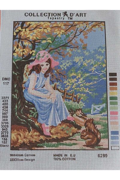 collection d'art 30*40 Cm Canvas Printed Tapestry Without String