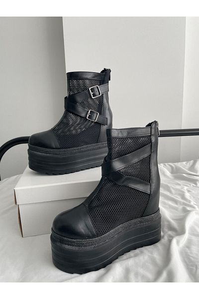 Planet Butik Mesh Thick Soled Shoes