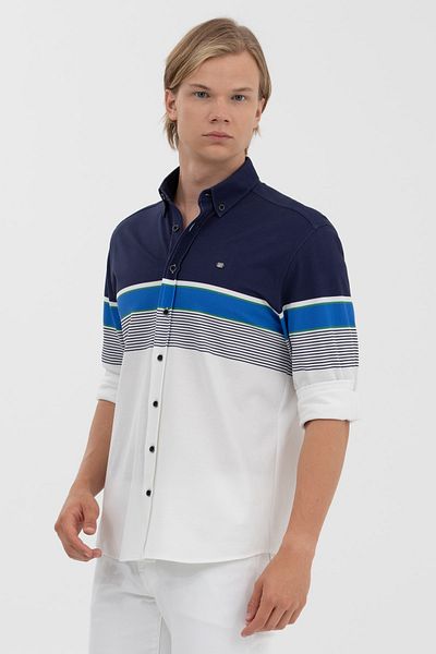 U.S. Polo Assn. Мъжка тъкана риза U.S. Polo Regular Fit 1617072 Odıse