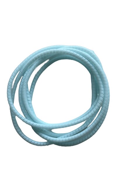 WANNA PROTECT Dayanıklı Şarj Aleti Kablosu Spiral Kablo Koruyucu Kulaklık Kab...