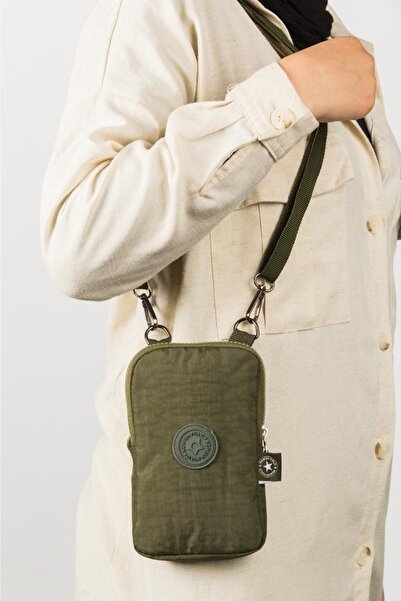 Newish Polo Women's Waterproof Crinkle Mini Bag Phone Wallet And Passport Cross Shoulder Bag With Neck Strap