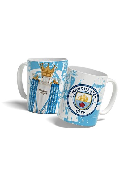 offside Manchester City Premier Lig Şampiyon Kupa Tasarımlı Baskılı Kupa Bardak