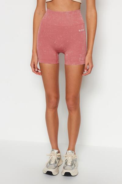 Trendyol Collection Seamless Dried Rose Knitted Sports Leggings - Thmss23ty00034