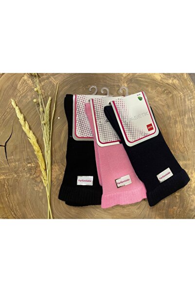 Şirin 3-dijelne ženske čarape u različitim bojama Bambus za dijabetes Bez šavova