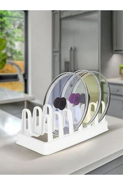 Perodia Organizer καπακιού κατσαρόλας 5 τεμαχίων - Ράφι για καπάκι κατσαρόλας 6 τμημάτων