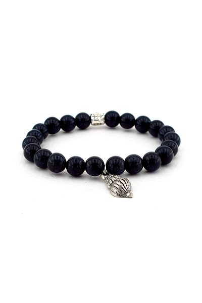 Solfera Men's Star Stone Seashell Bracelet B610