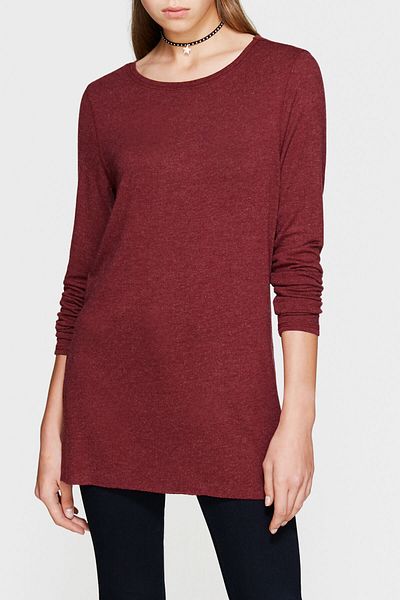 Mavi Tricou cu detaliu fante pentru femei 167539-27660
