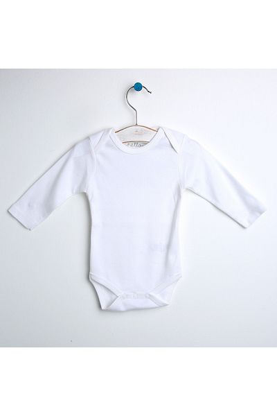 ebebek Hello Baby Long Sleeve Bodysuit GENHELUBDY6541BEY