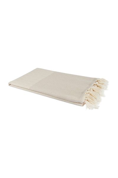 Bedinn Peshtemal Diamond Honeycomb Beige Pst273