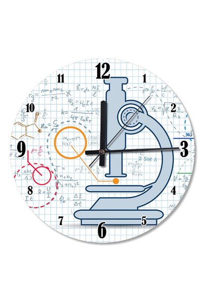 Generic Brand Diameter Microscope Mite Wall Clock 30cm