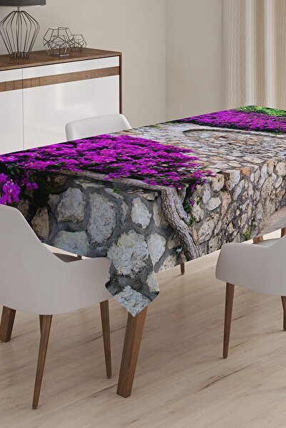 Realhomes Custom Design 3D Digital Printed Tablecloth - 140 x 220 cm