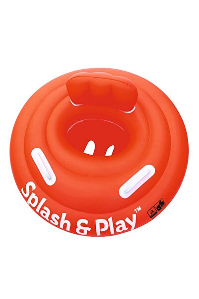 BESTWAY Babyfloat Şişme Bebek Havuzu, Kırmızı Şişme Bebek Botu 32103