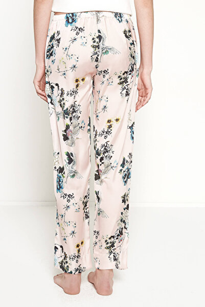 Koton Women's Pink Patterned Pajamas 7YLK71900MW