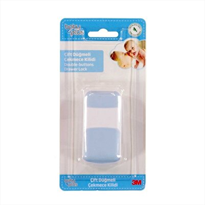 Baby Plus Çift Düğmeli Bebek Çekmece Kilidi /