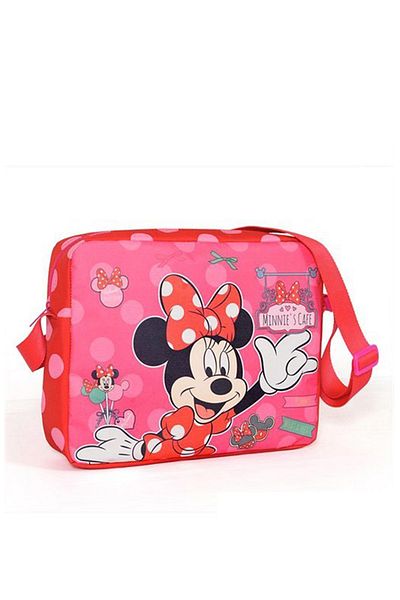 Minnie Mouse حقيبة ميني ماوس ماسنجر أحمر - وردي /