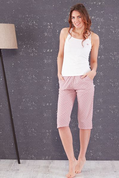 Marie Claire Women's Cotton Capri Suit - 73Mc