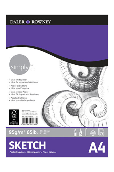 Daler Rowney Simply Sketch 95gr. - A4 213444
