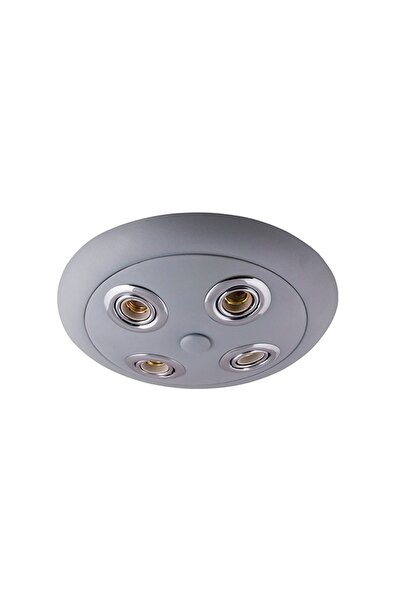 Modelight 4Lü Spot Armatür Metalik Gri