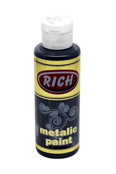 Rich Metalik Akrilik Boya 130 cc. 770 SİYAH