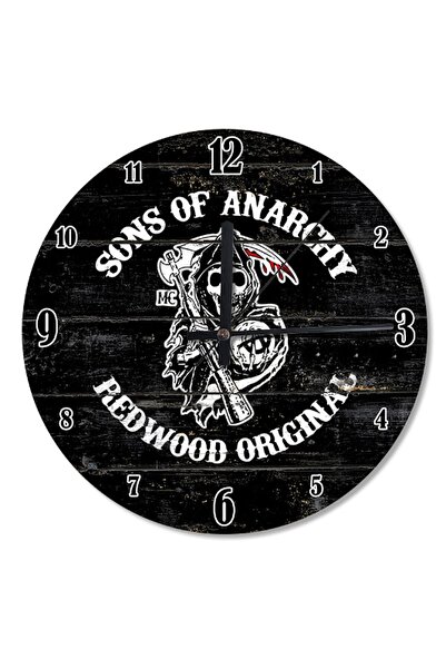 Cakatablo Çap Sons of Anarchy Flowing Wall Clock