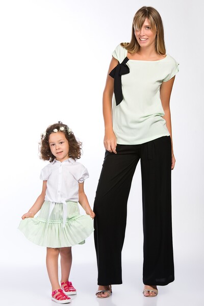 Pitti Girl's Mint Skirt 9233