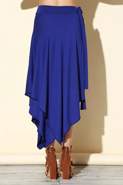 Quincey Women's Purple Wrap Skirt EK2316