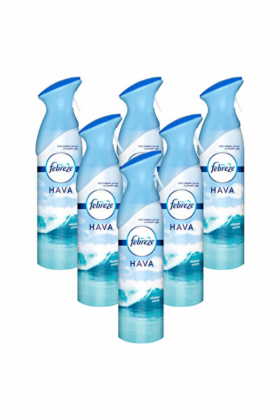 Febreze Hava Ferahlatıcı Sprey Okyanus Esintisi 300 ml x 6 Adet 7777777174770