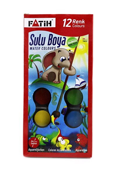 Fatih 2 RENK SULU BOYA S-12 BIG SIZE 904
